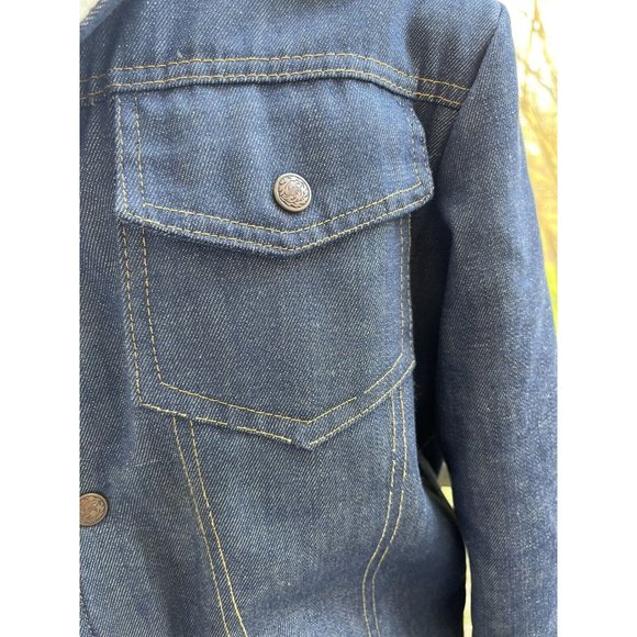 Raritan Denim Jacket with Sherpa Lining Mens 38 - Picture 3 of 16